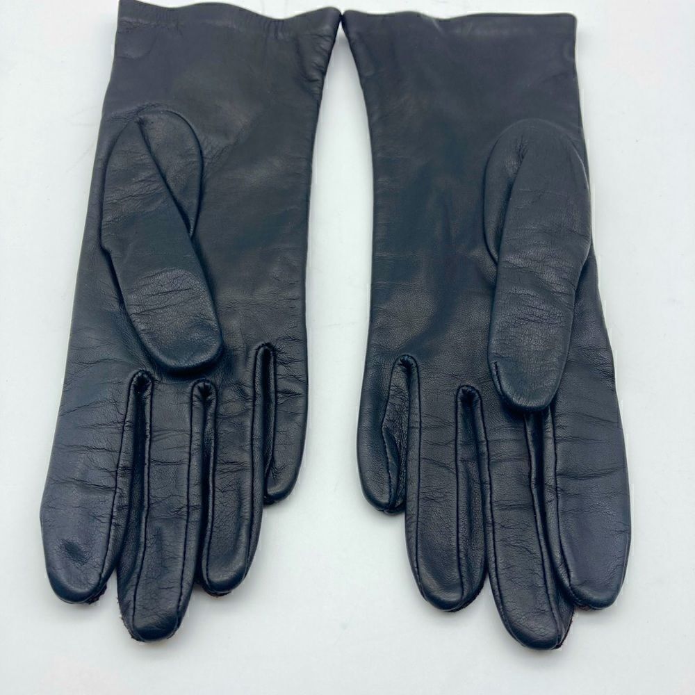 Grandoe Leather Gloves Size 7 Black Color Like New